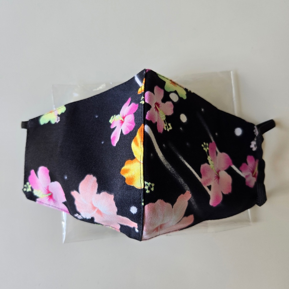 🌺 Cherry Blossom/ Tropical Floral Face Mask Reusable Washable Cotton